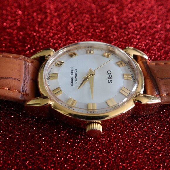 Vintage Oris AM044 Swiss-made, professionally refurbished: 17‑Jewel Manual Wind - Picture 5 of 7
